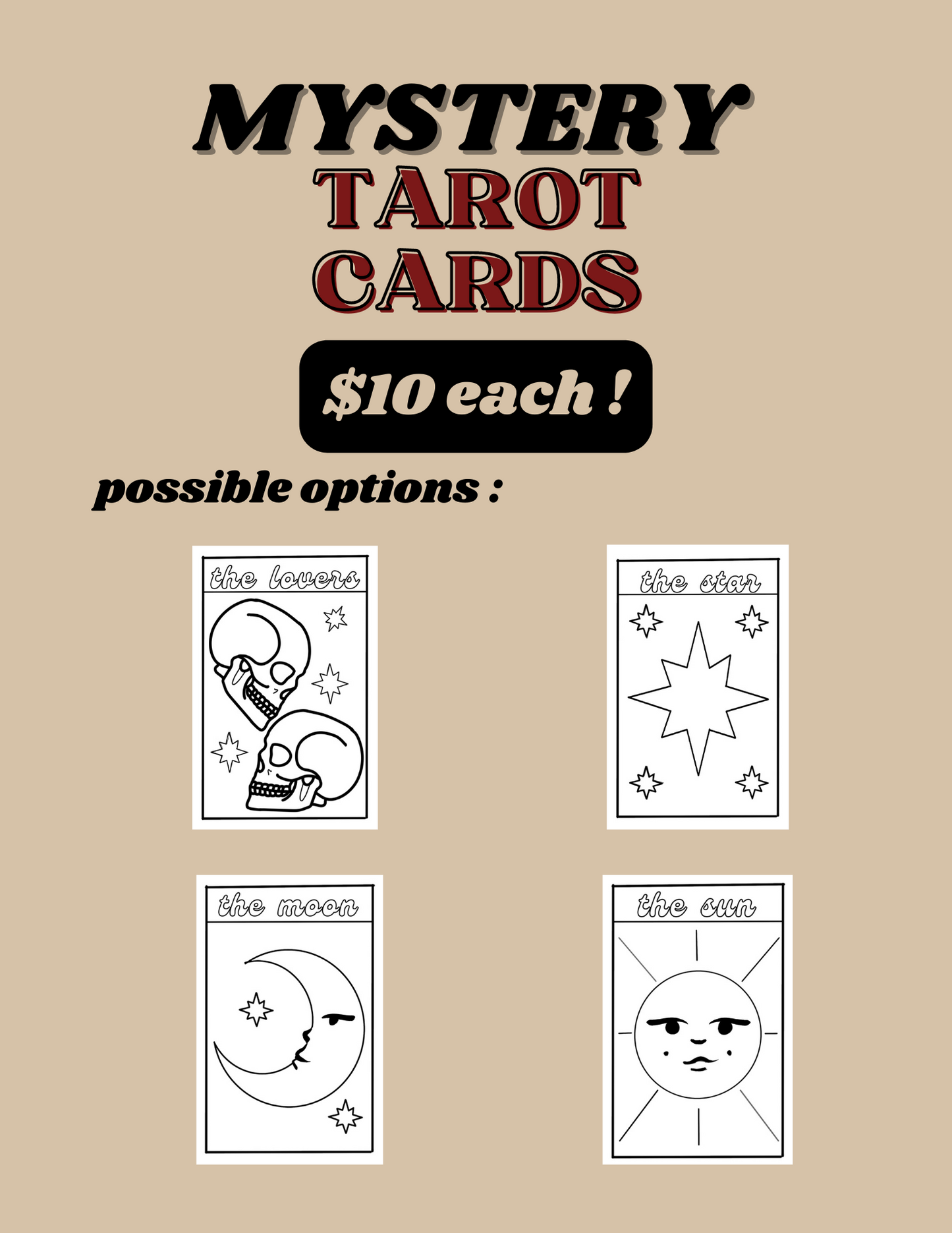 Mystery Tarot Card Pull