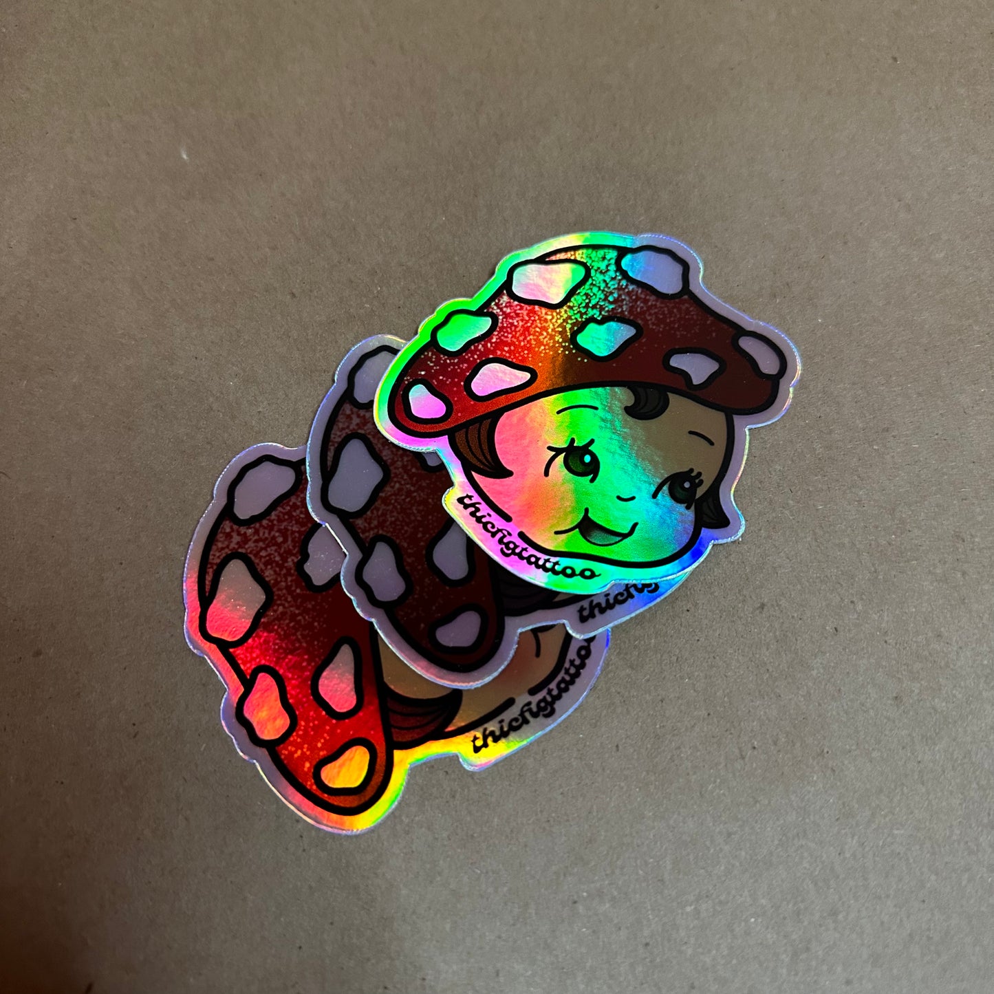 Mushroom Kewpie Sticker
