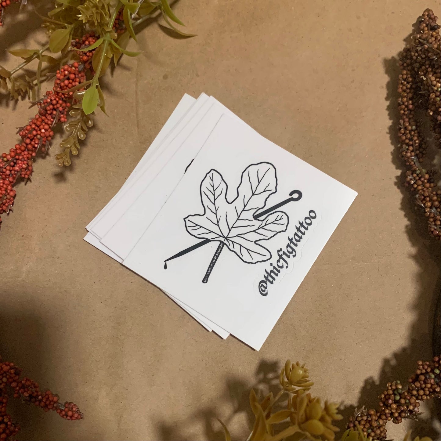 fig leaf sticker