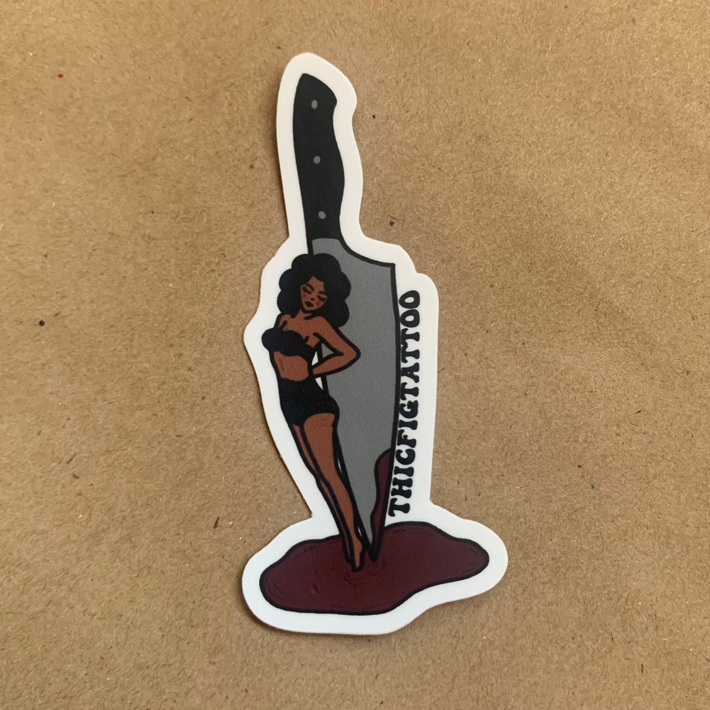 back stabber sticker (3 pack)